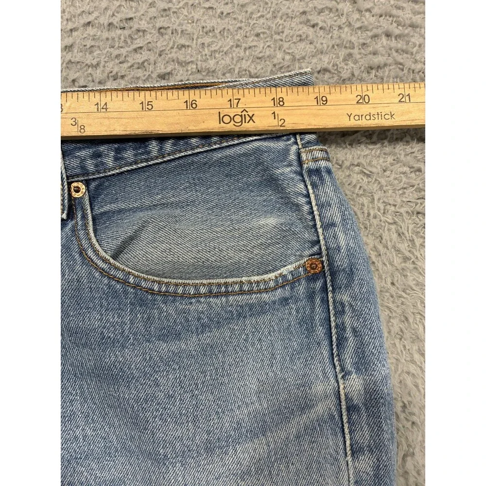 Levis 501XX Jeans Mens 40x30 Blue Straight Leg Denim Light Wash Button Fly VTG